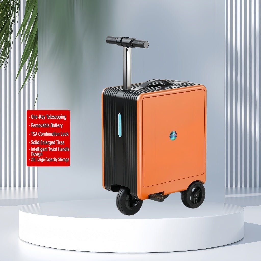 [SG Stock] Electric Rideable Luggage Smart Scooter Suitcase – Airline Cabin Size