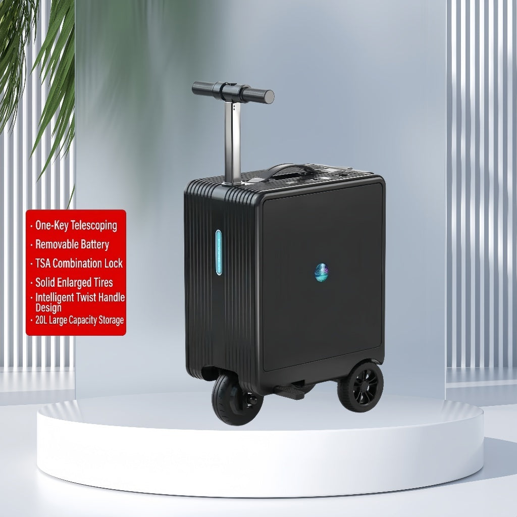[SG Stock] Electric Rideable Luggage Smart Scooter Suitcase – Airline Cabin Size
