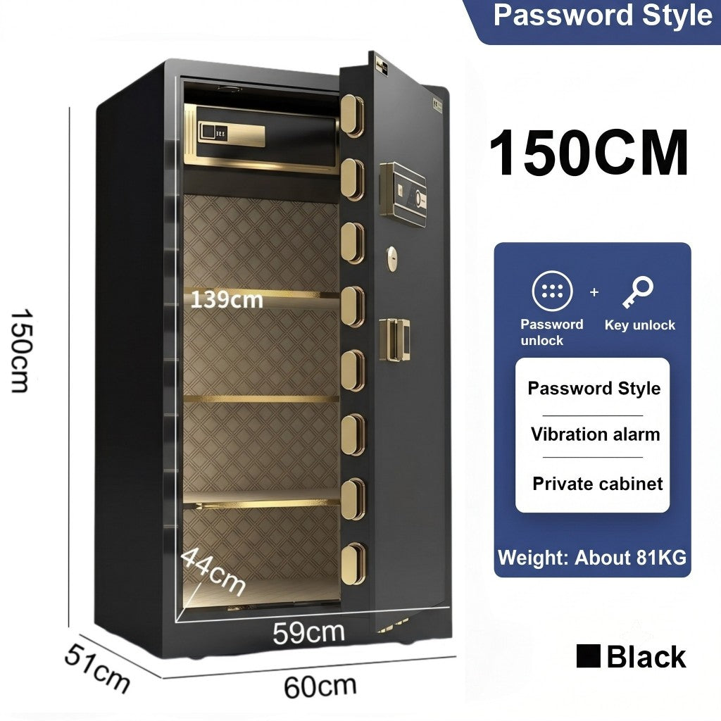 [SG Stock] 20–150CM Digital Safe Box – Password & Fingerprint Security Locker