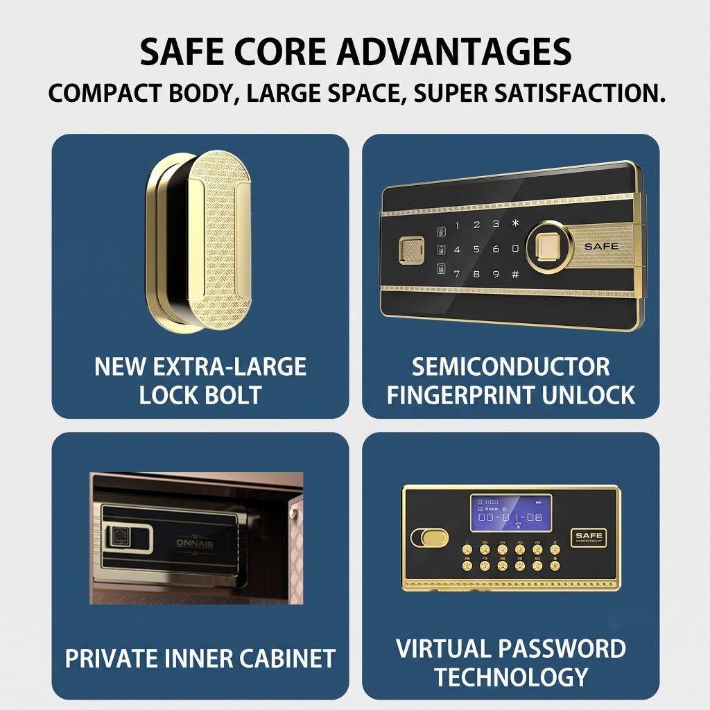 Large safe password technology