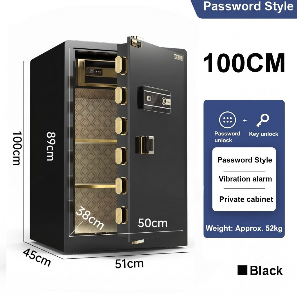 [SG Stock] 20–150CM Digital Safe Box – Password & Fingerprint Security Locker