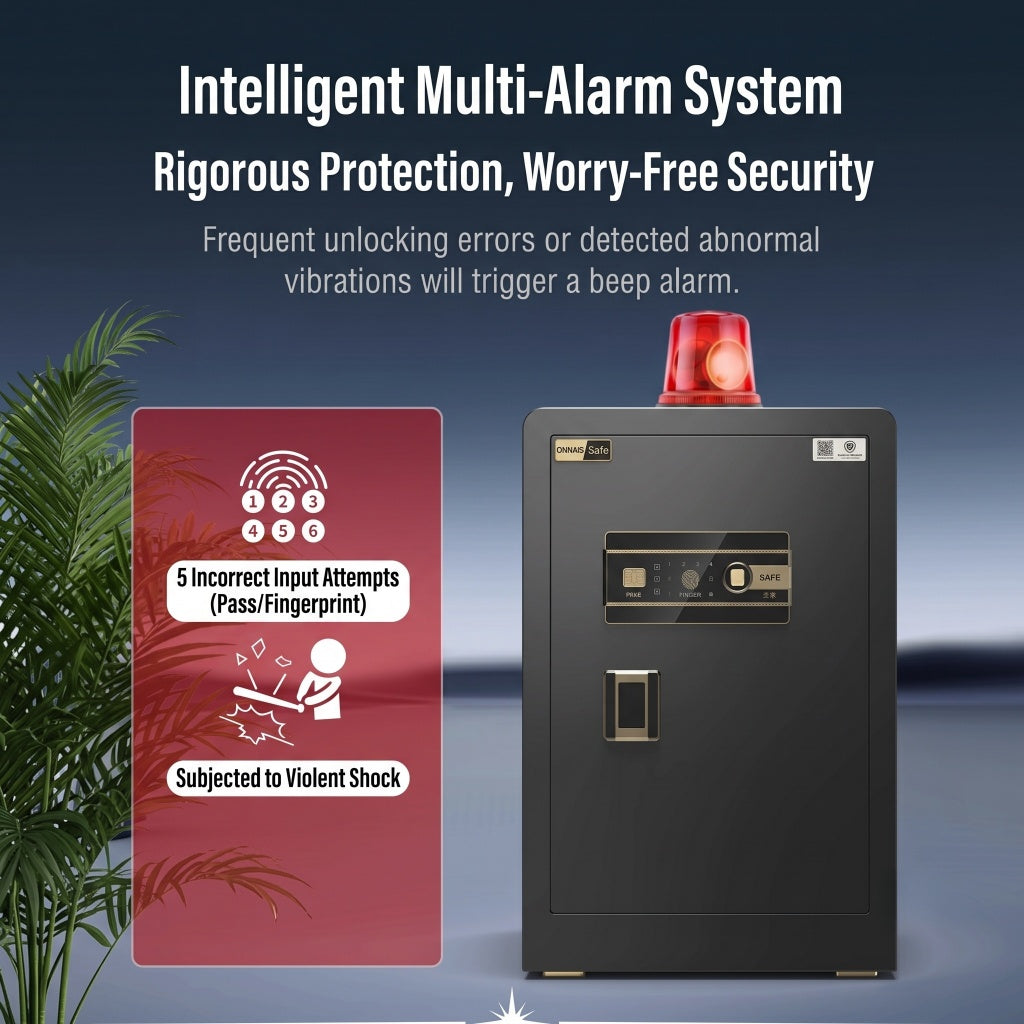 Large safe anti-theft construction