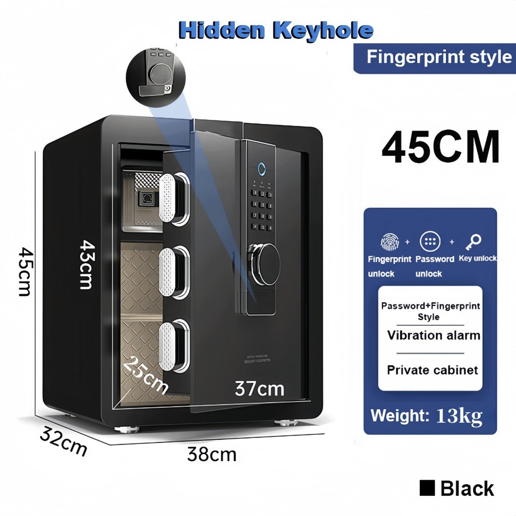 [SG Stock] 20–150CM Digital Safe Box – Password & Fingerprint Security Locker