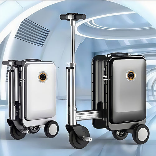 Smart Electric Ride-On Luggage Scooter Suitcase 110kg Load TSA Lock Cabin Size