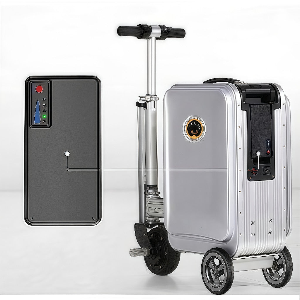 Smart Electric Ride-On Luggage Scooter Suitcase 110kg Load TSA Lock Cabin Size