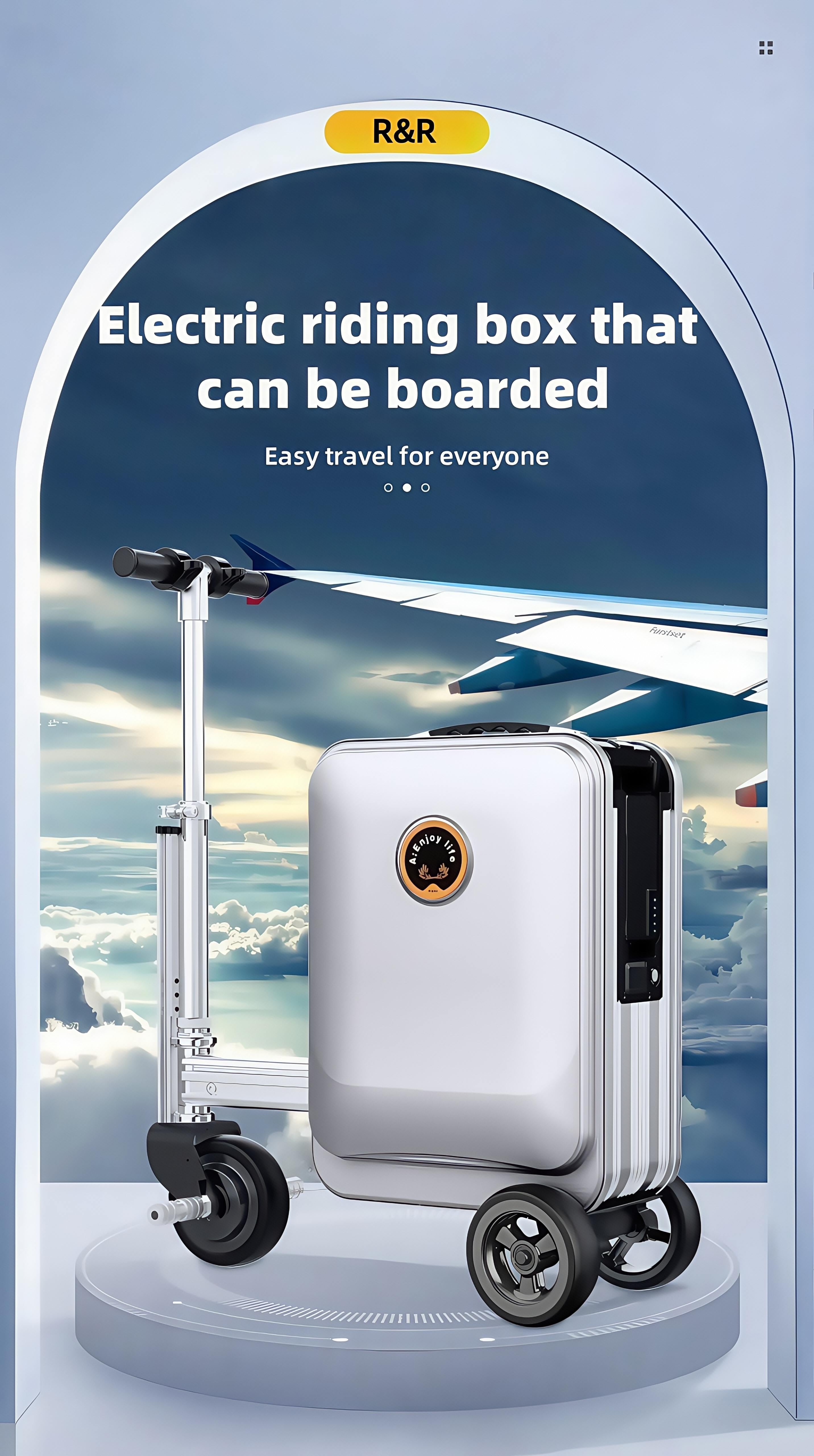 Electric luggage detail 1
