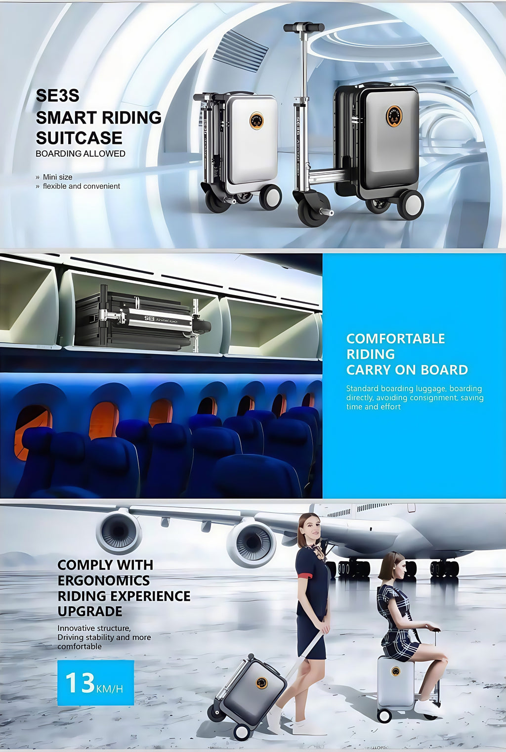Electric luggage detail 10