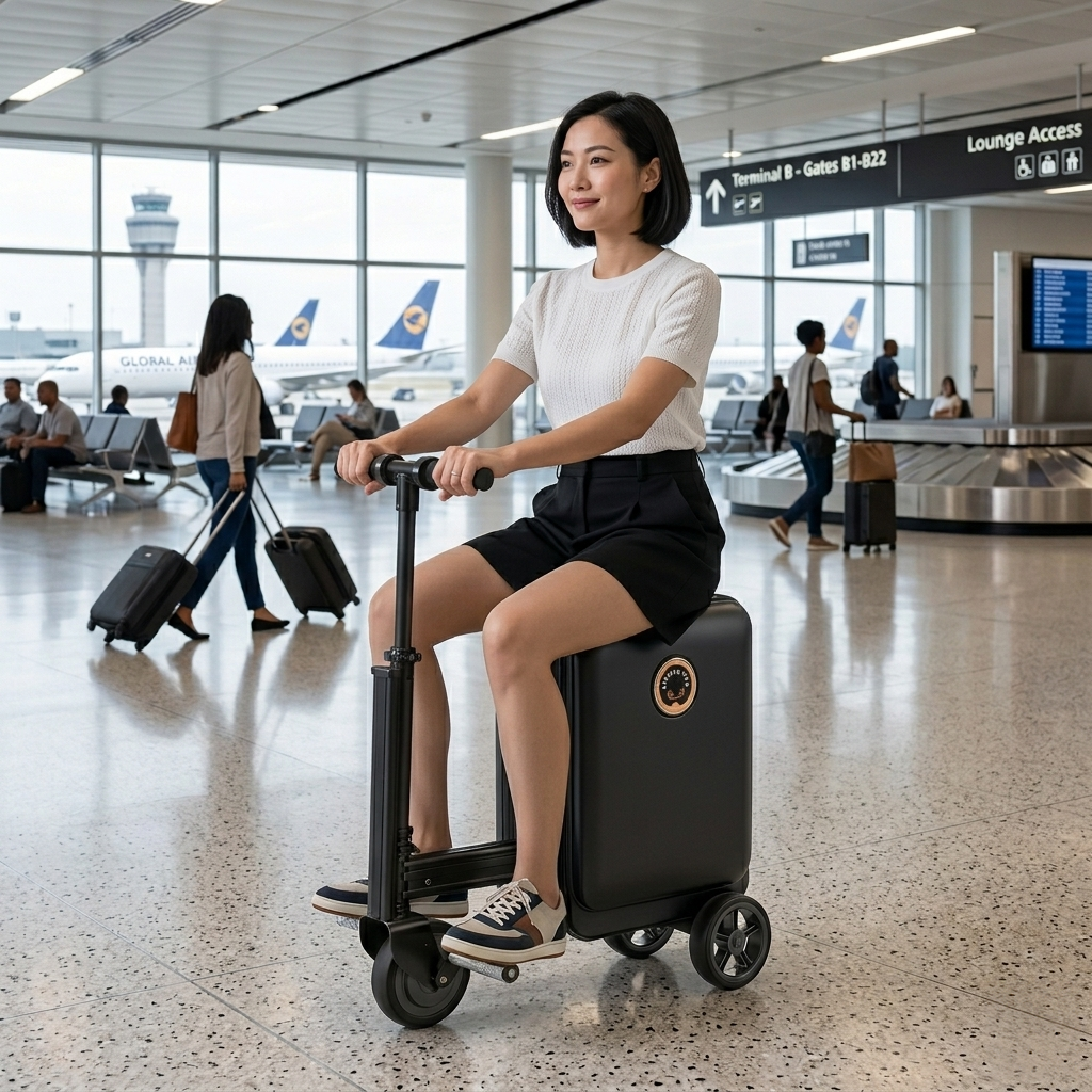 Electric luggage detail 4